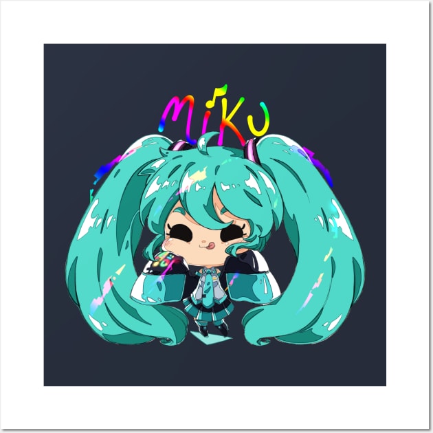 Smol Miku Wall Art by sarahchibi